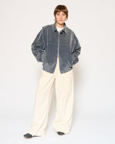 Archive Washed Bomber Jacket - Blue