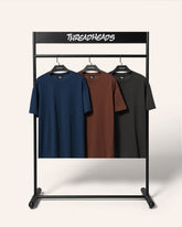 Classic Tee 3-Pack: Charcoal, Navy, Brown