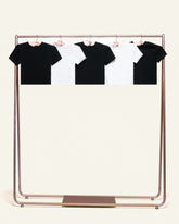 Baby Tee 5-Pack: Black, Natural