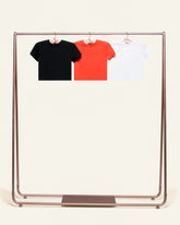 Baby Tee 3-Pack: Natural, Red, Black