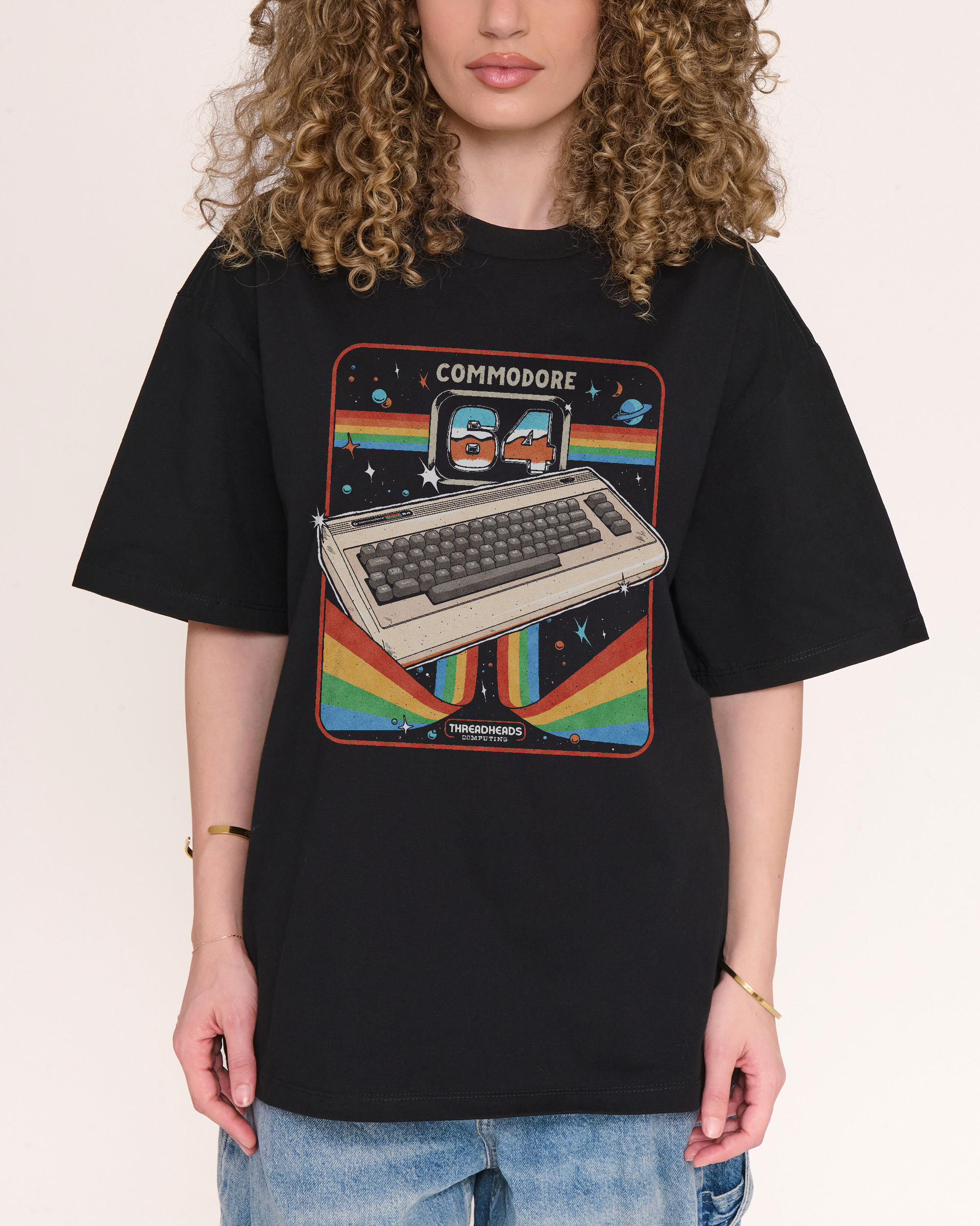 Commodore 64 Advanced Home Computer Oversized Tee
