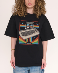 Commodore 64 Advanced Home Computer Oversized Tee