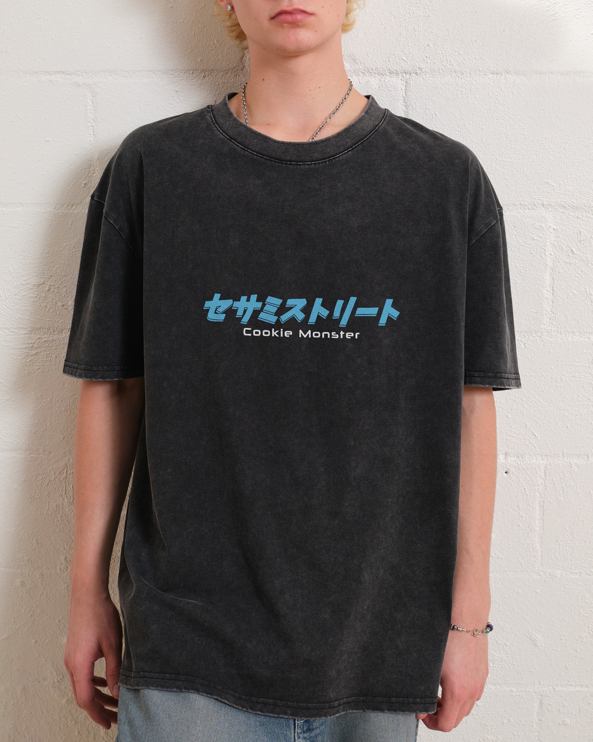 Cookie Kaiju Front and Back Oversized Tee