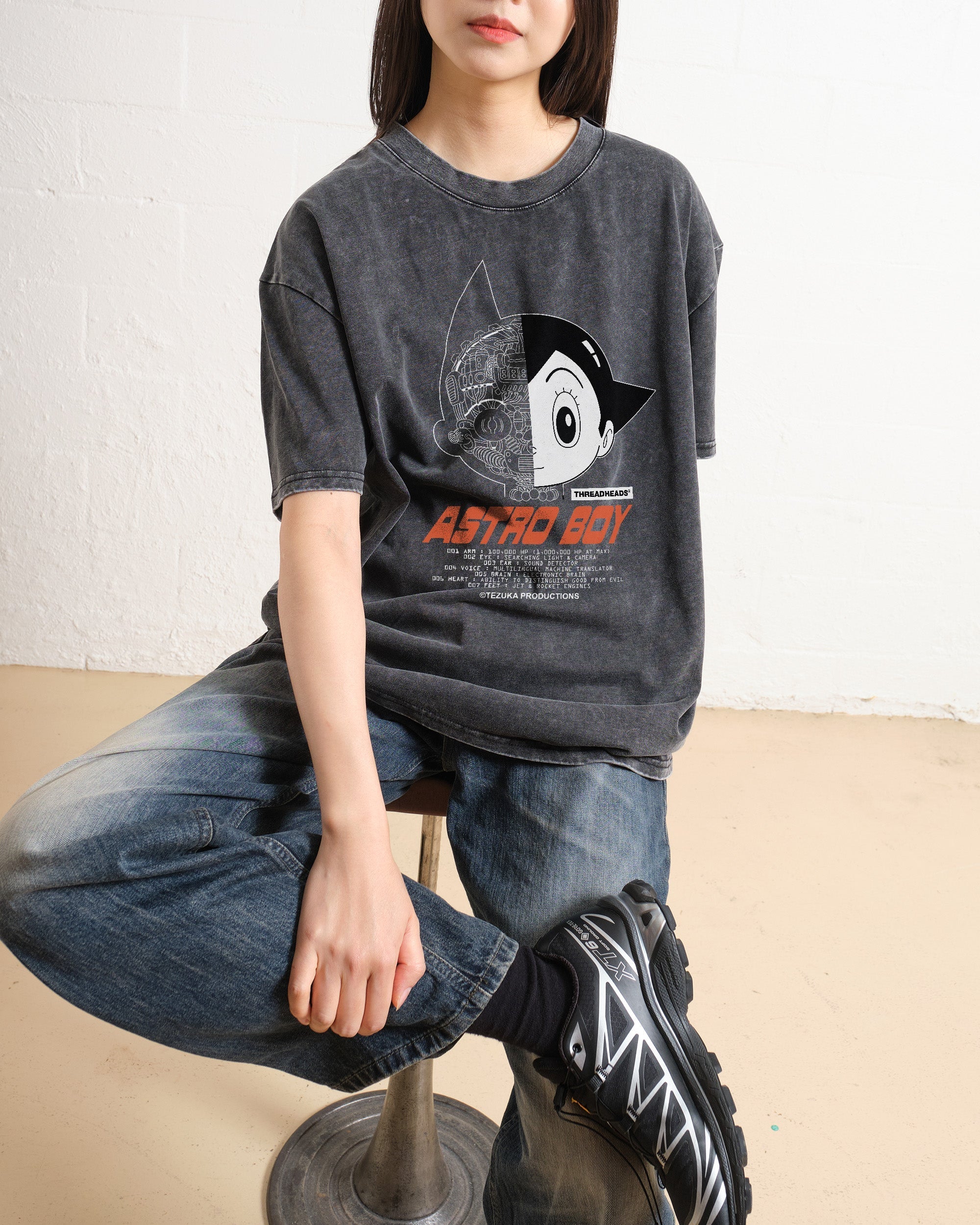 Astro Boy Head Data Oversized Tee