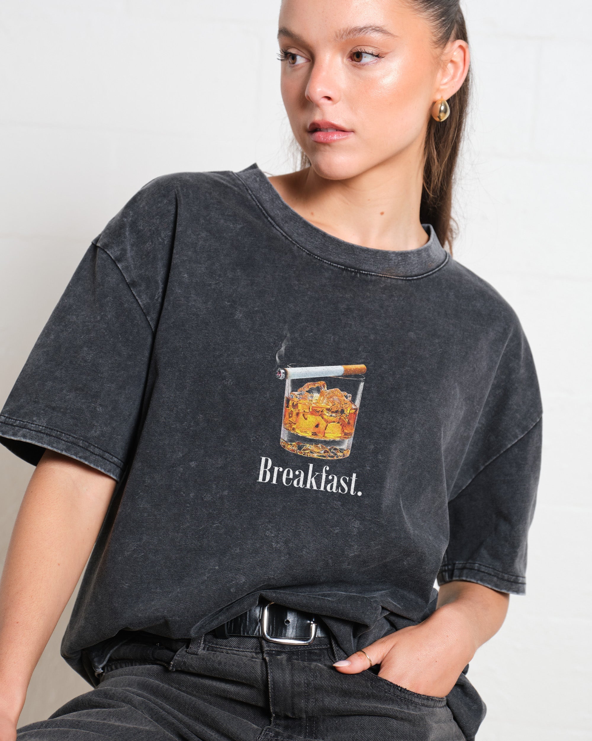 Breakfast Oversized Tee