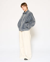 Archive Washed Bomber Jacket - Blue