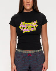 All Panic, No Disco Longline Baby Tee