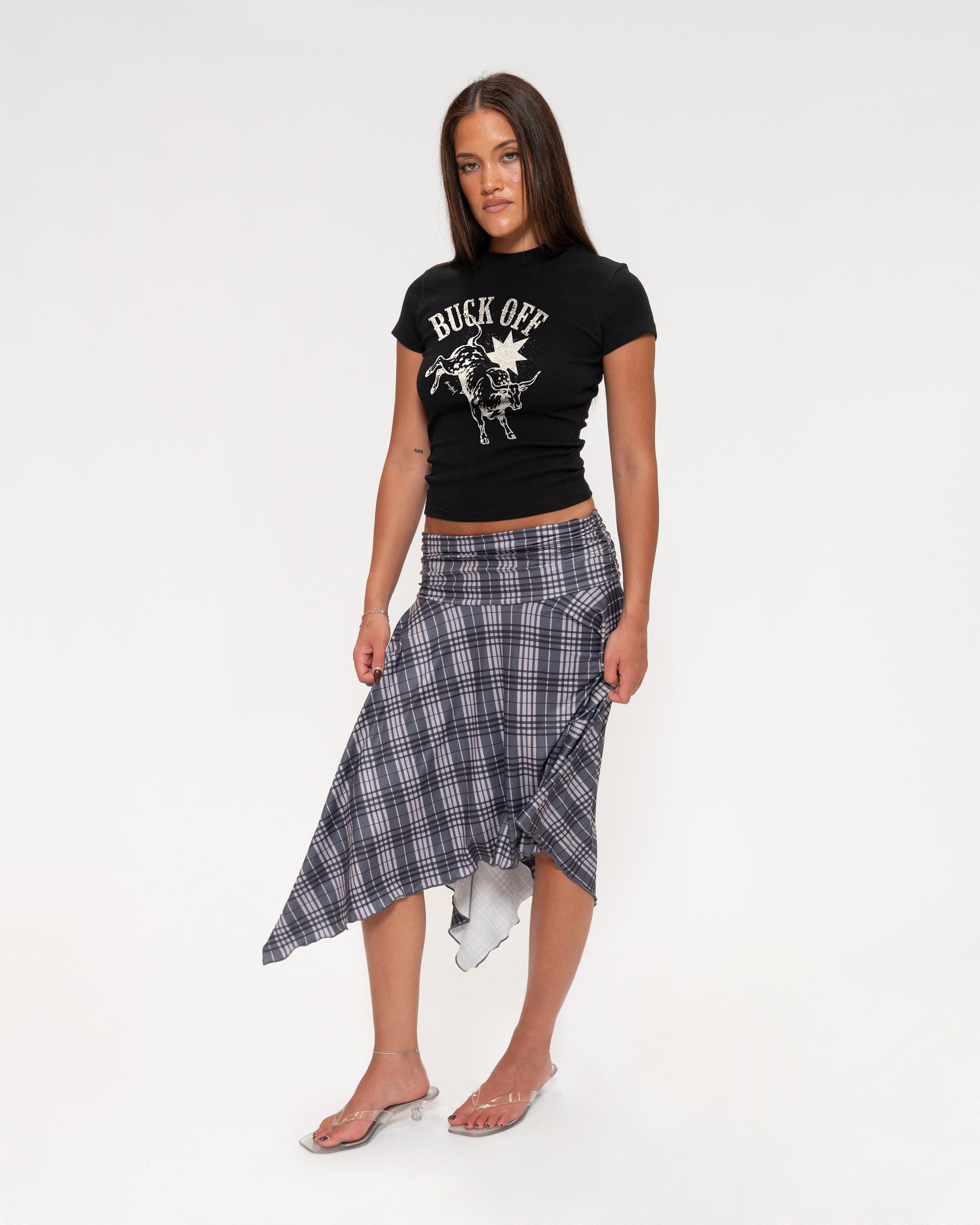 Buck Off Longline Baby Tee