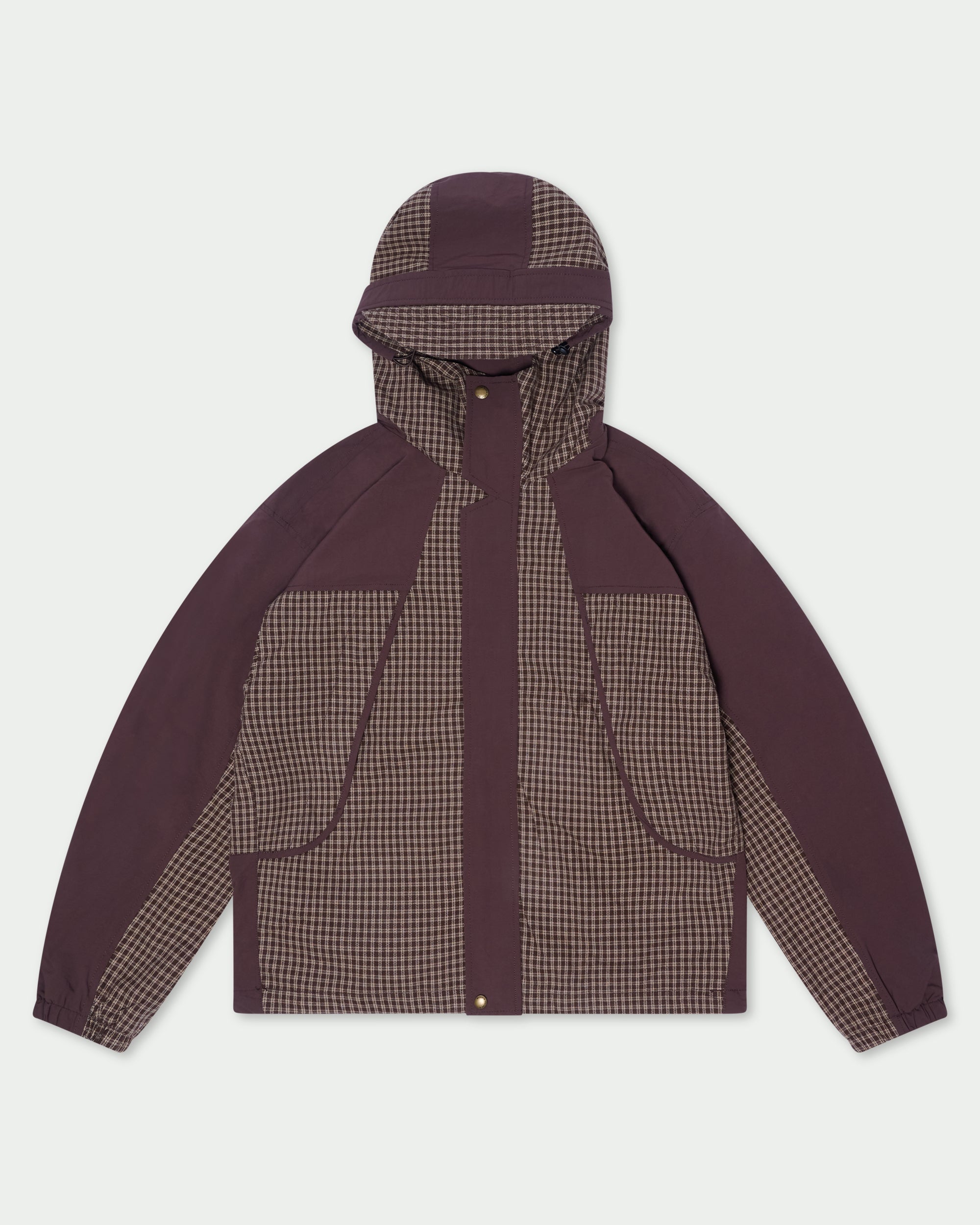 Cadence Checked Utility Jacket