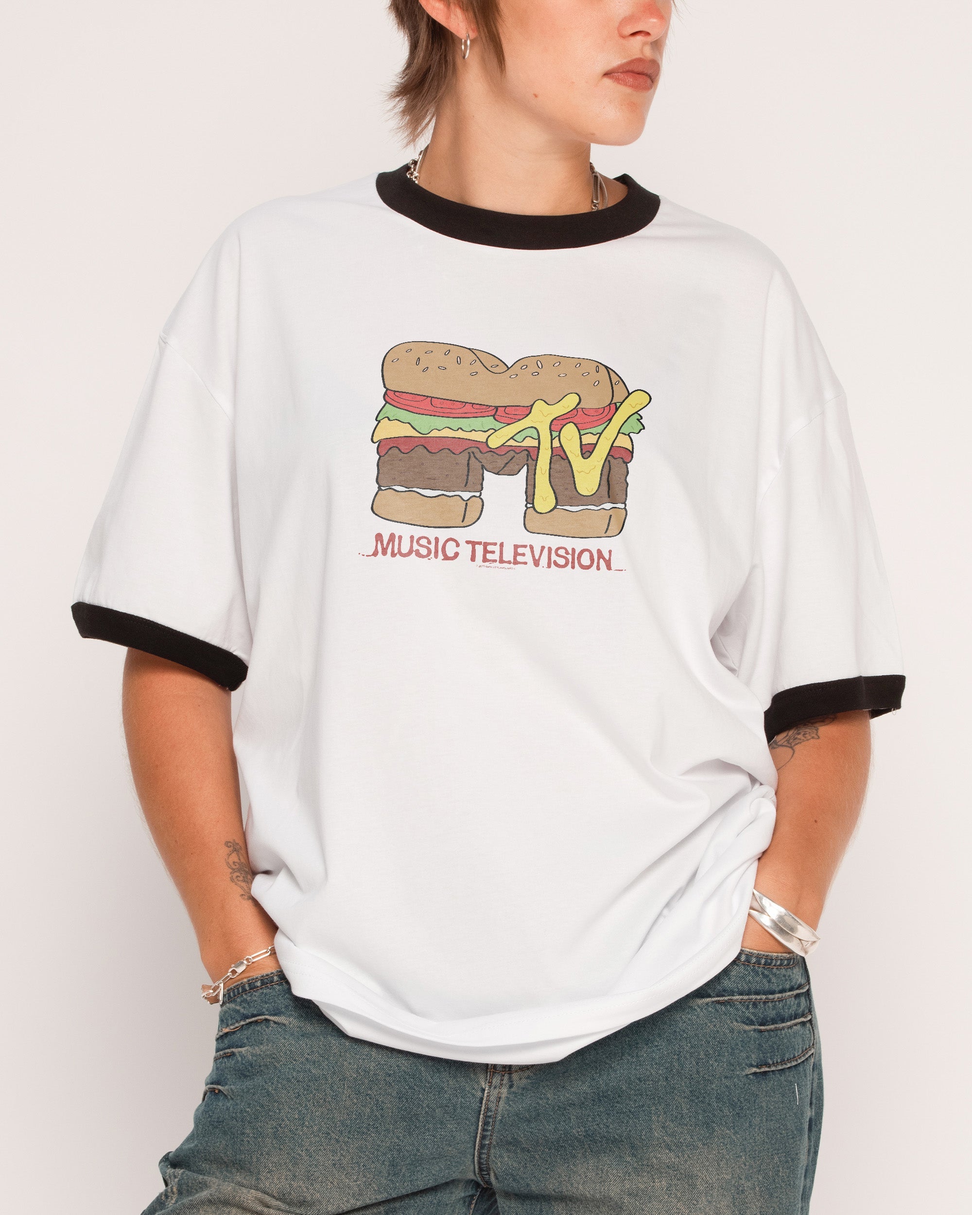 Burger MTV Logo T-Shirt