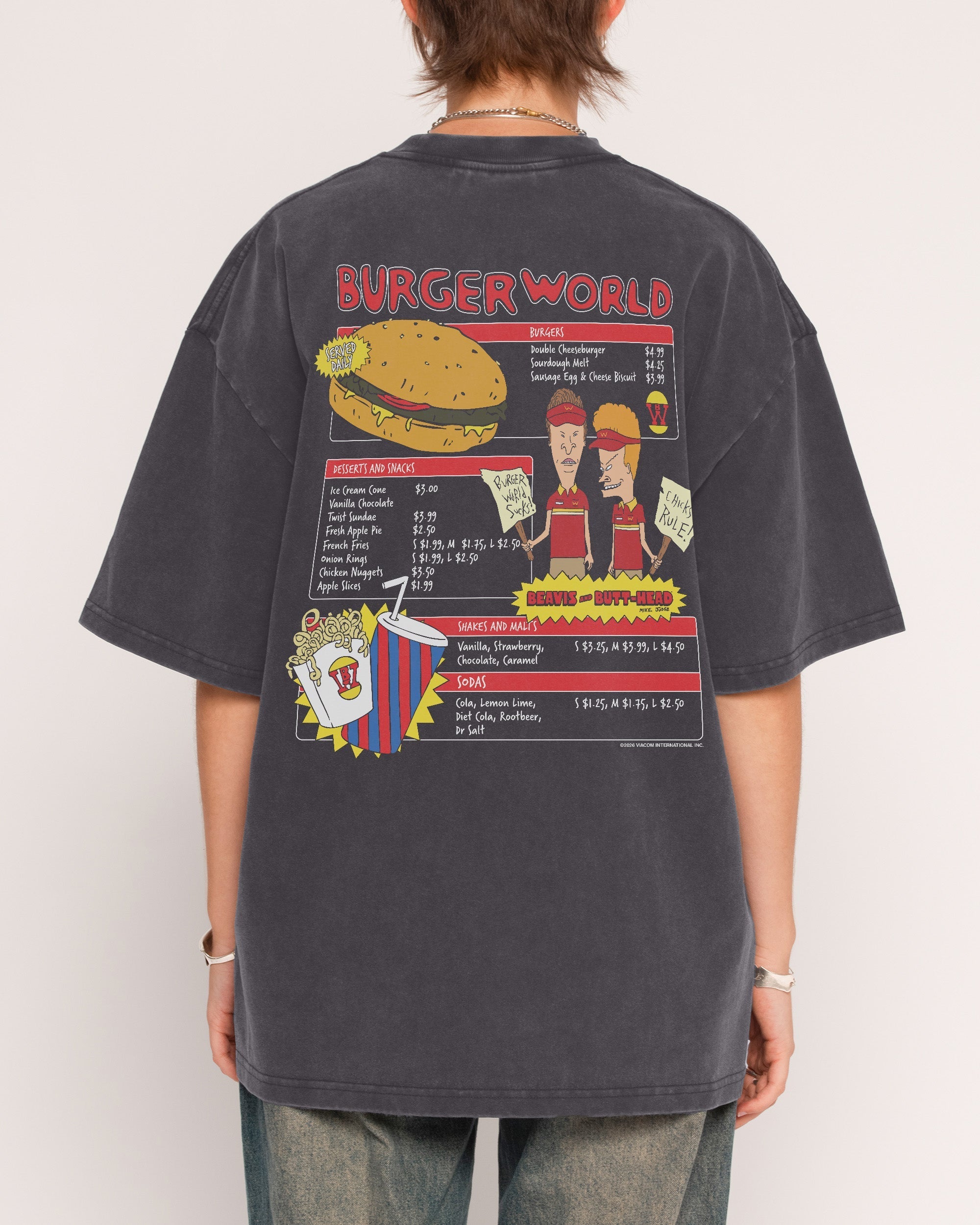 Burger World Oversized Tee