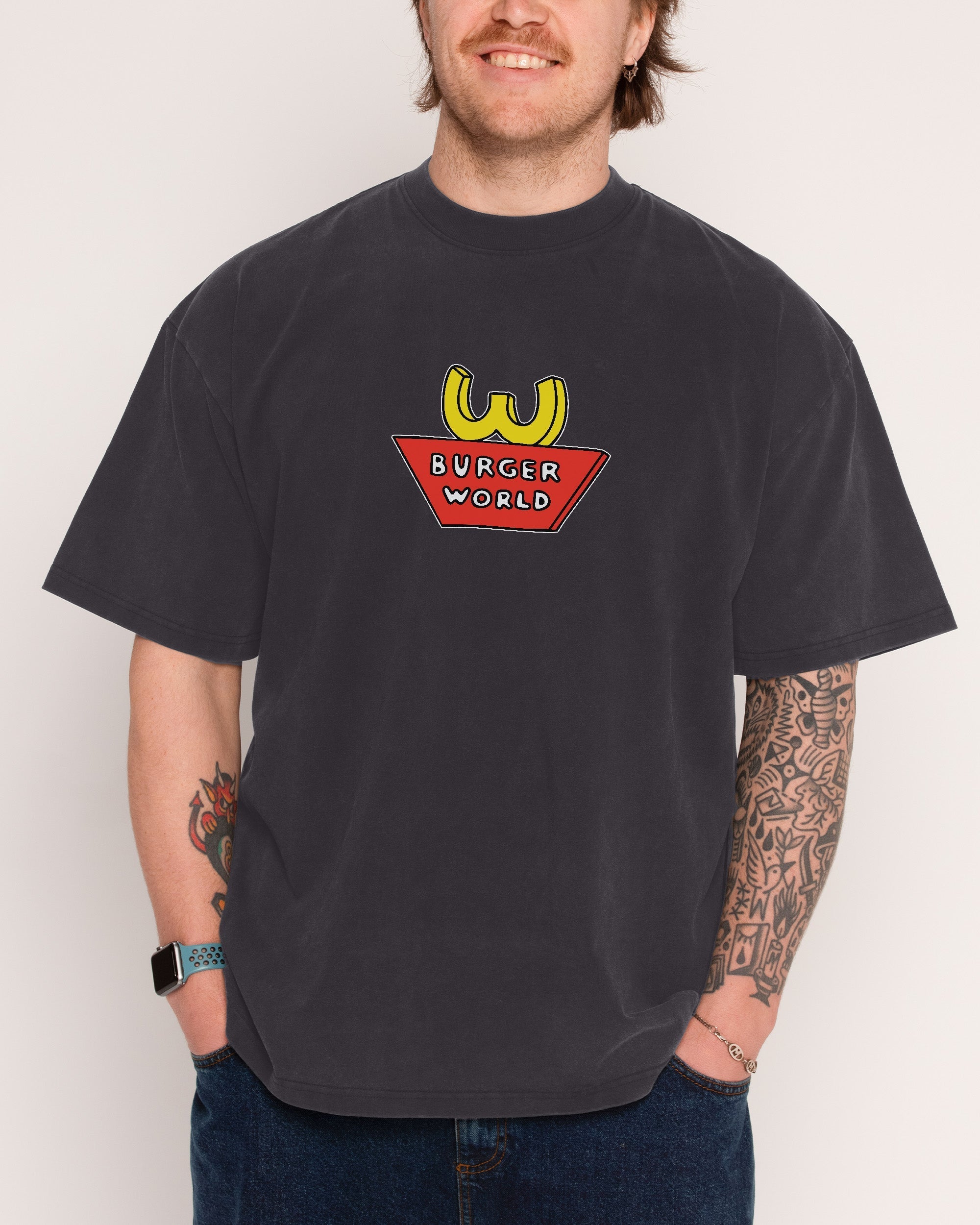 Burger World Oversized Tee