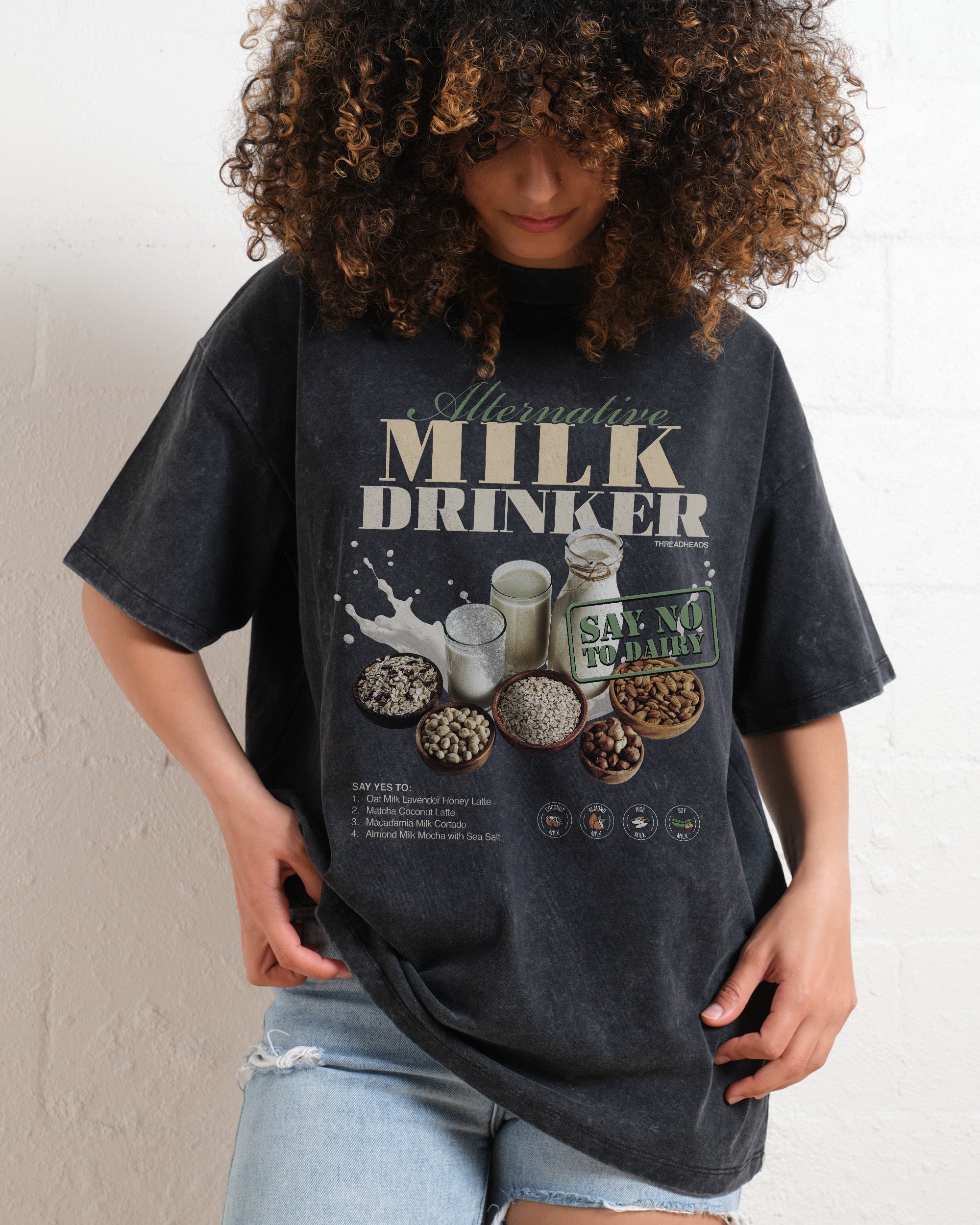 Alternative Milk Drinker Oversized Tee