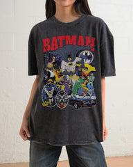 Batman Animated Vintage Oversized Tee