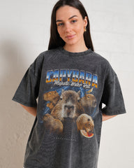 Capybara Water Rat Oversized Tee