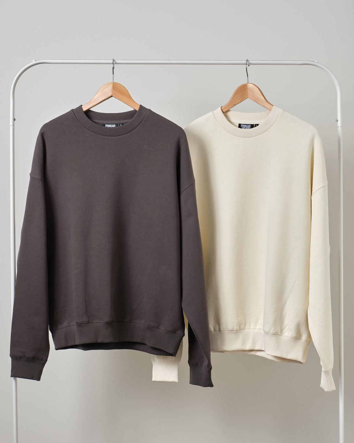 Classic Sweatshirt 2 Pack: Charcoal, Natural
