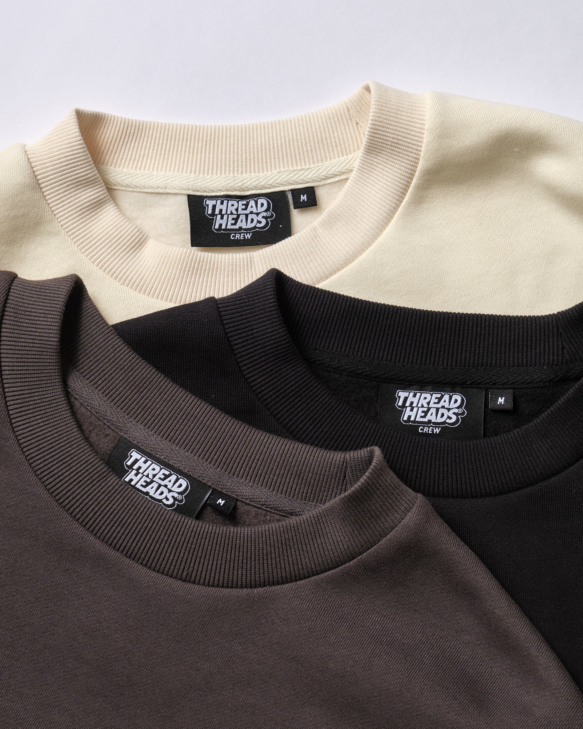 Classic Sweatshirt 3 Pack: Black, Charcoal, Natural