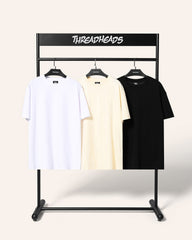 Classic Tee 3-Pack: Black, Natural & White