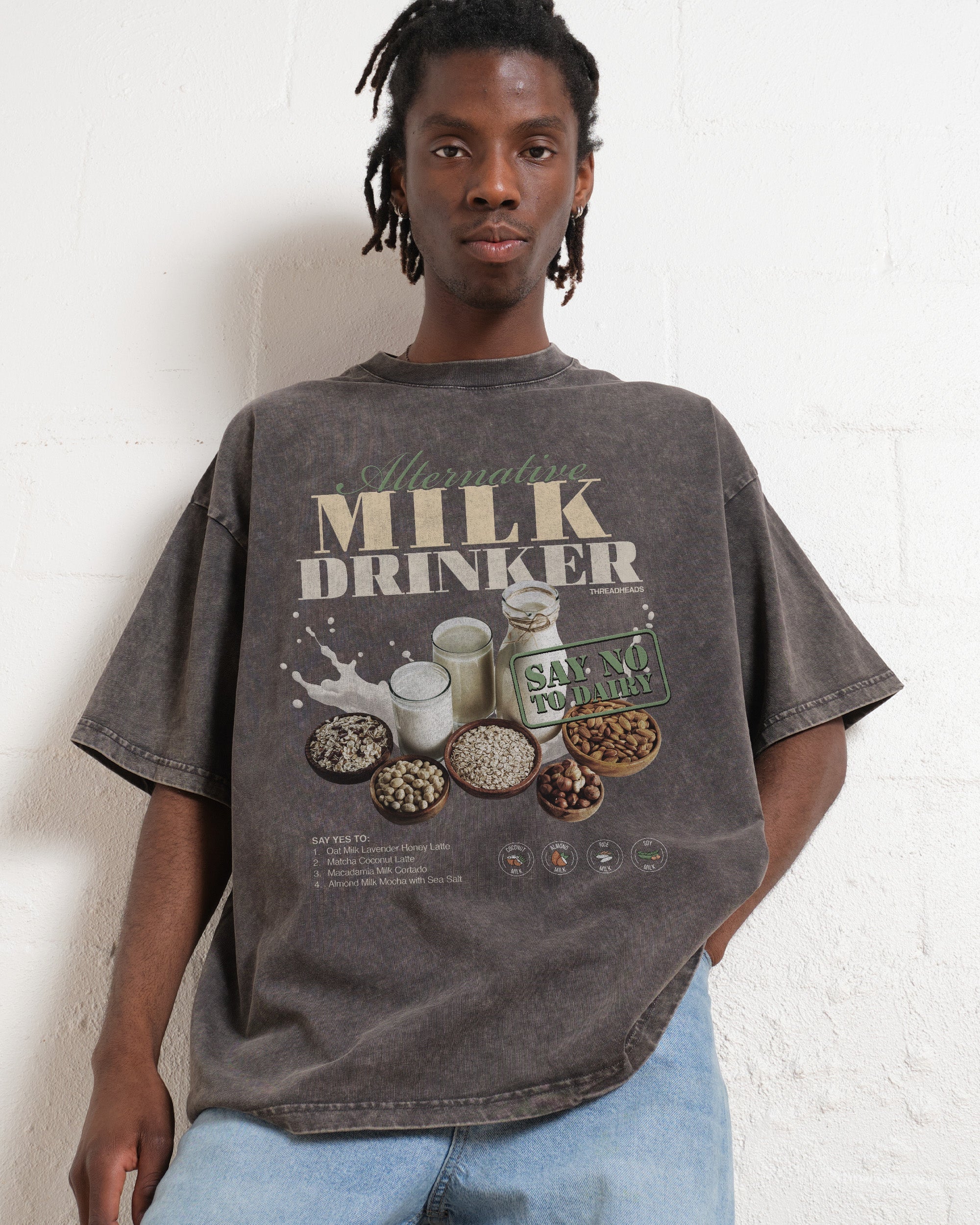 Alternative Milk Drinker Oversized Tee