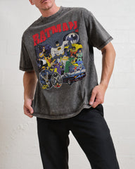 Batman Animated Vintage Oversized Tee