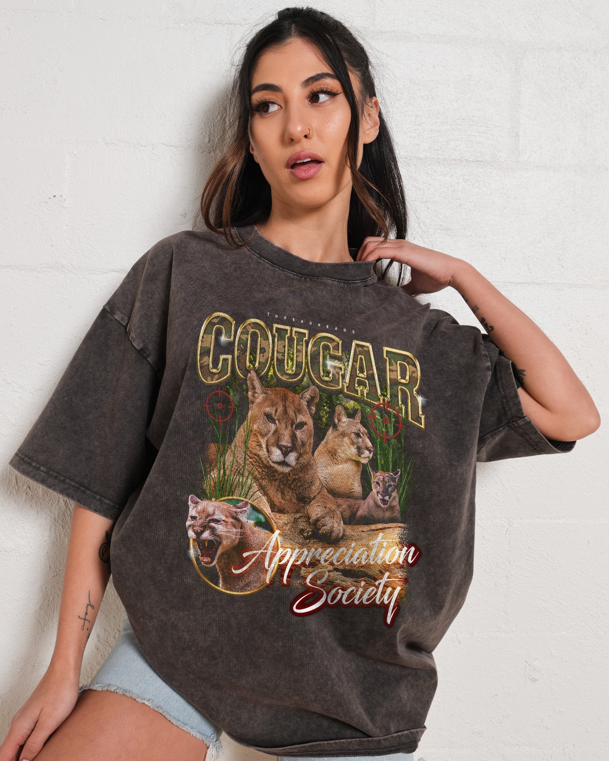 Cougar Appreciation Society Oversized Tee