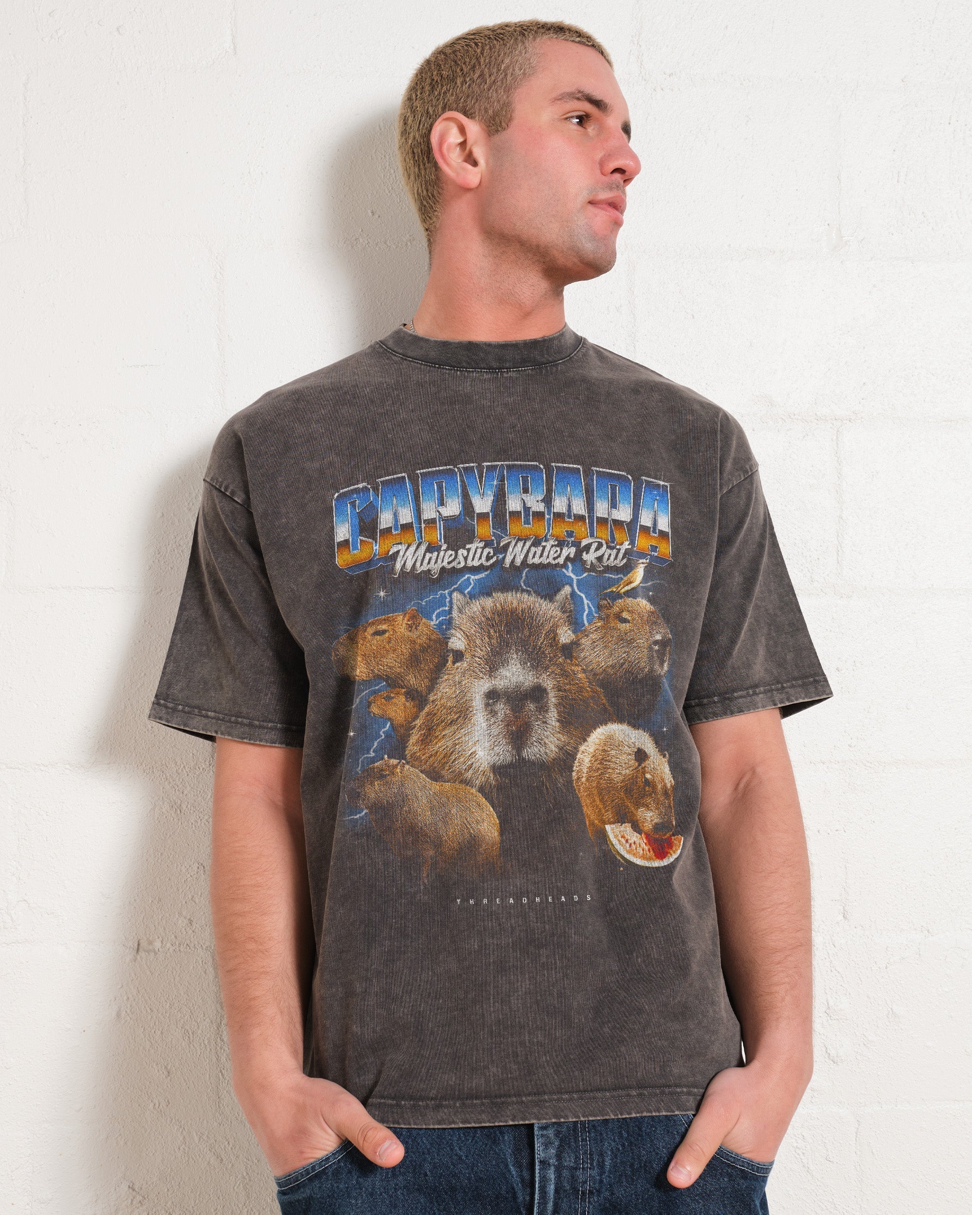 Capybara Water Rat Oversized Tee
