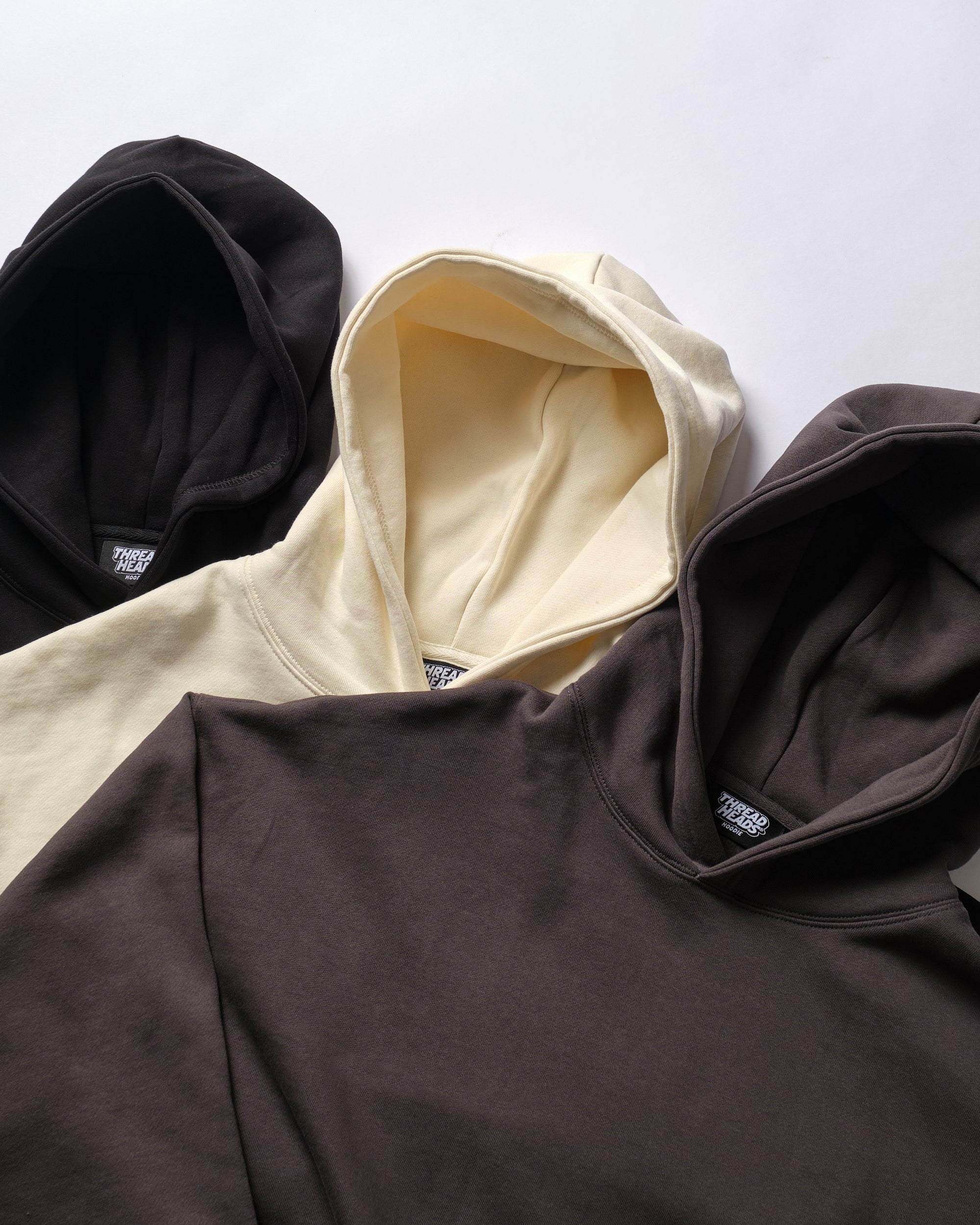 Classic Hoodie 3 Pack: Black, Charcoal, Natural