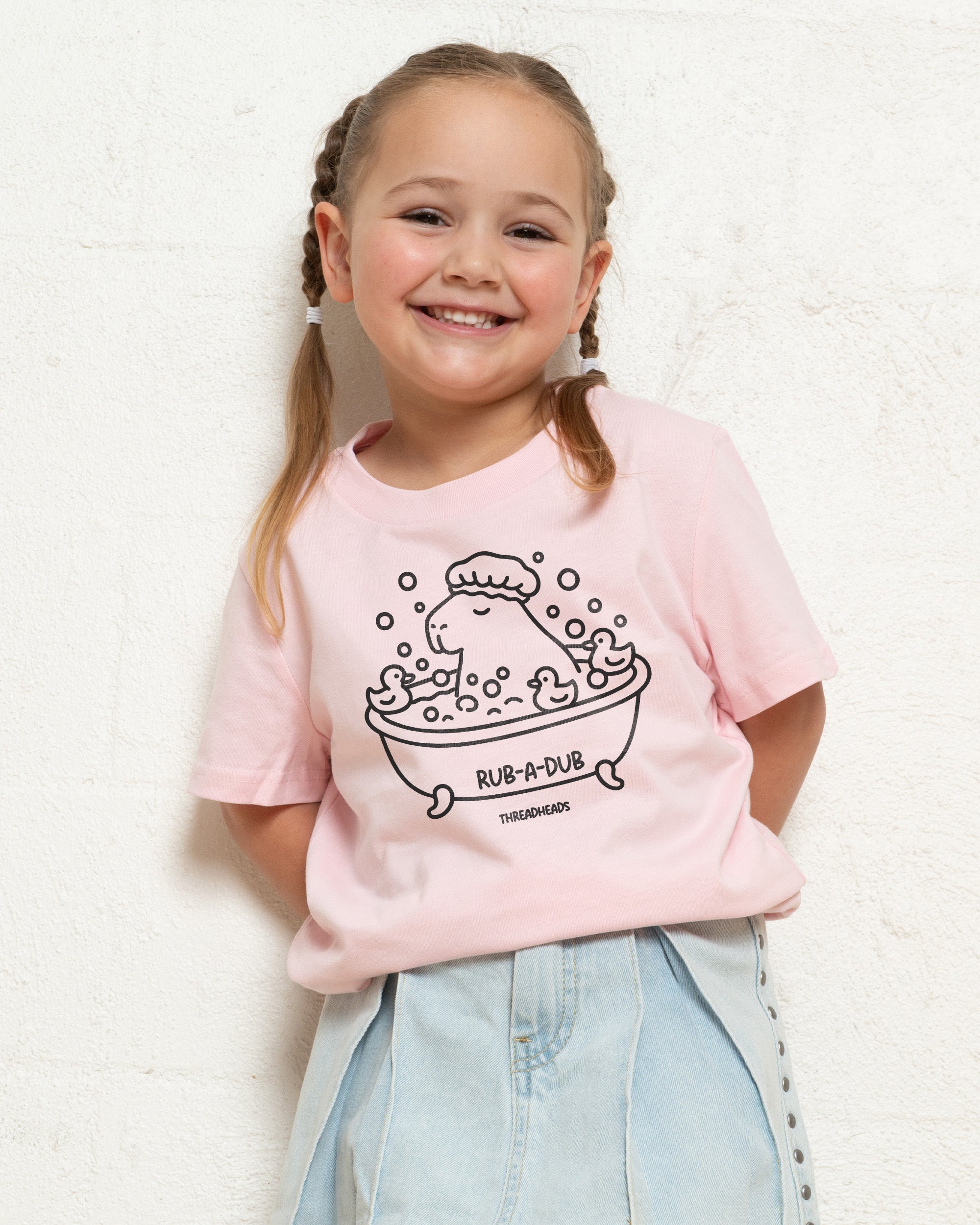 Capybara Rub-a-Dub Kids T-Shirt