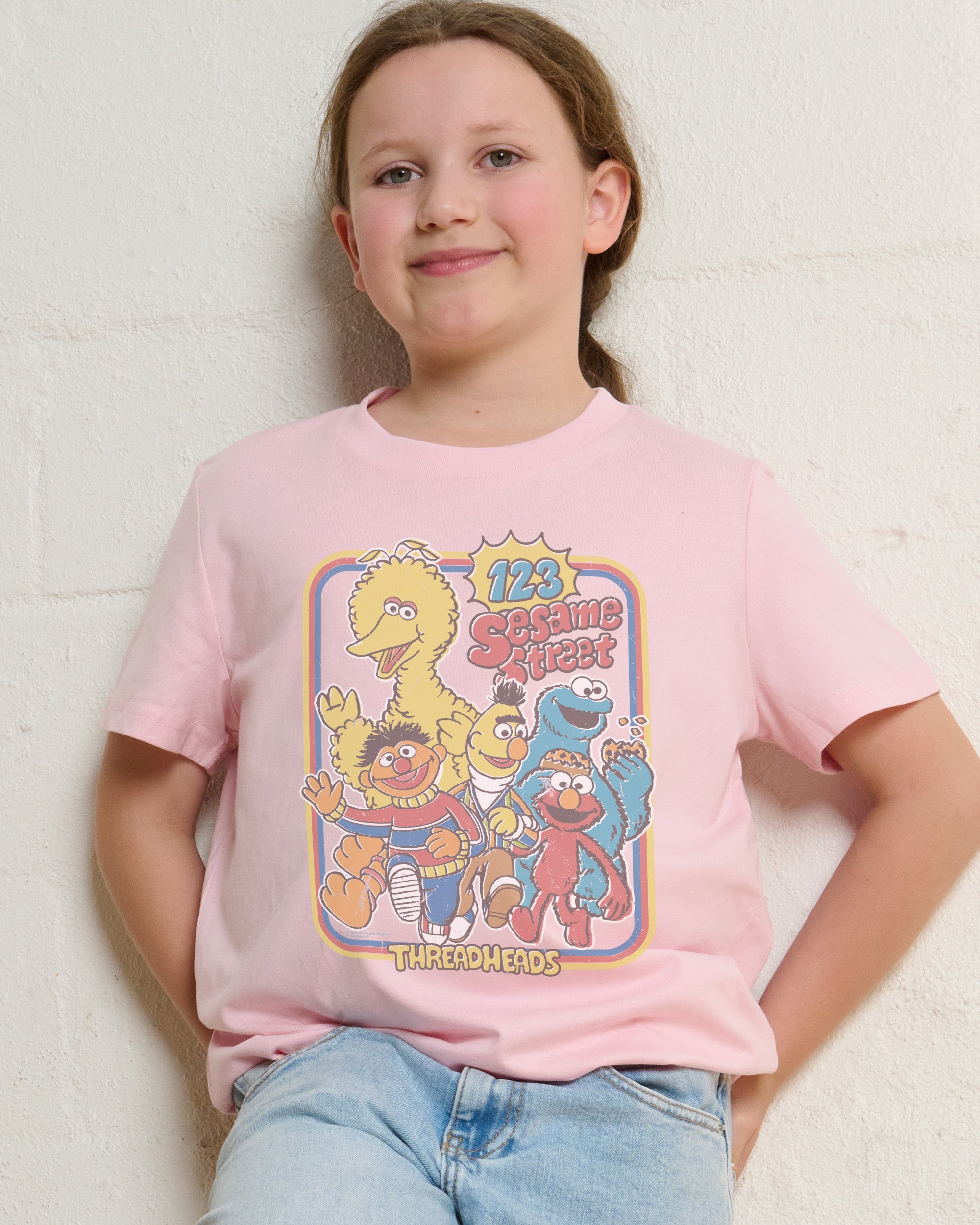 123 Sesame St Kids T-Shirt