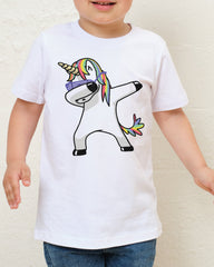 Dabbing Unicorn Kids T-Shirt