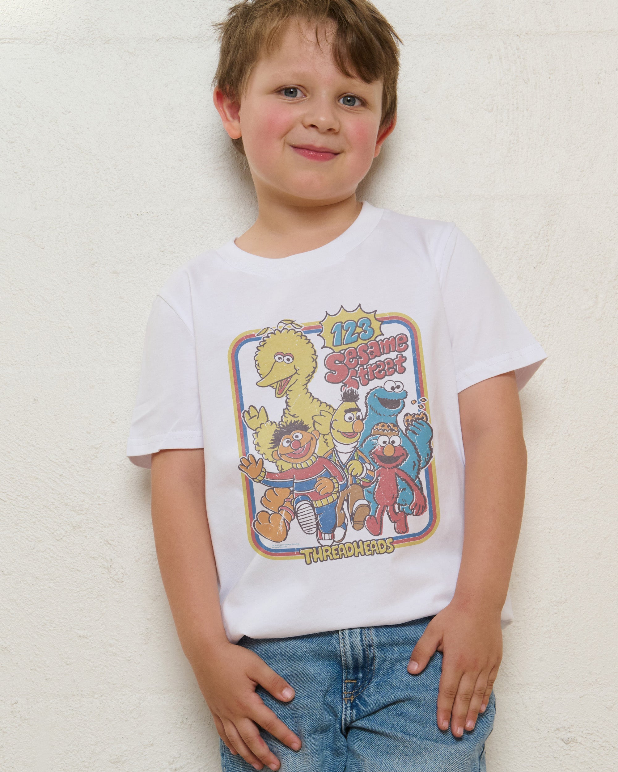 123 Sesame St Kids T-Shirt