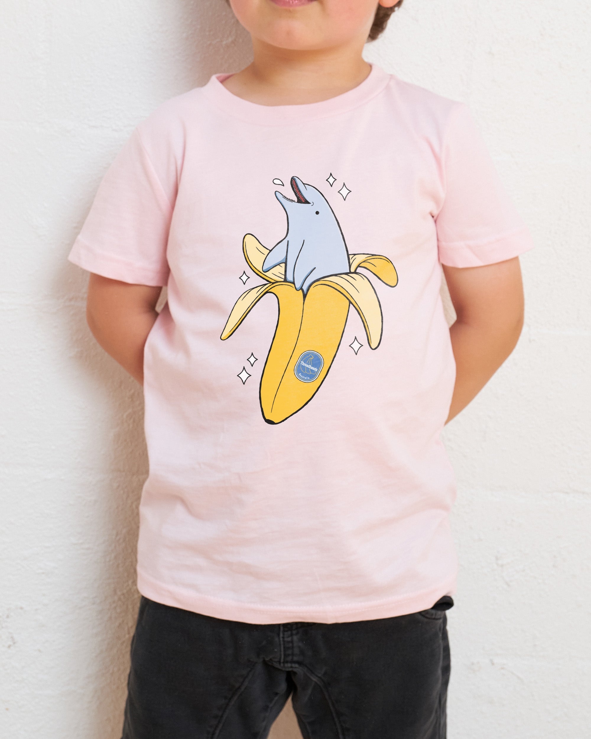 Banana Dolphin Kids T-Shirt
