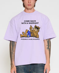 Come Back With A Warrant Oversized Tee