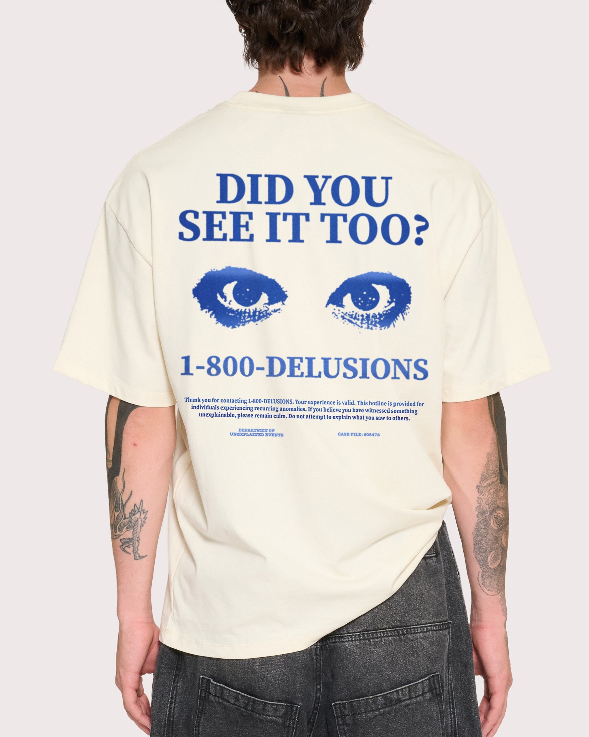 1-800 Delusions Oversized Tee
