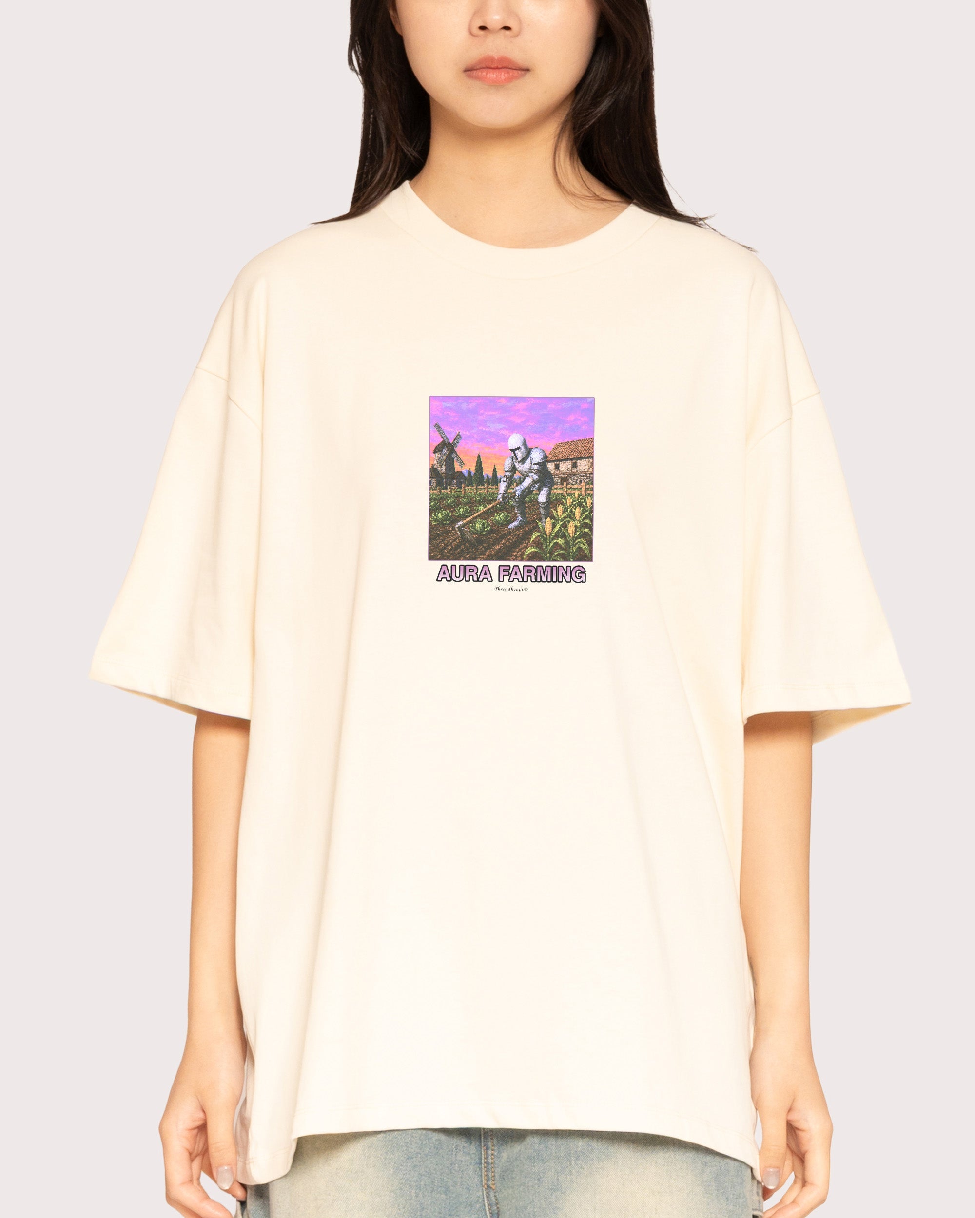Aura Farming Oversized Tee