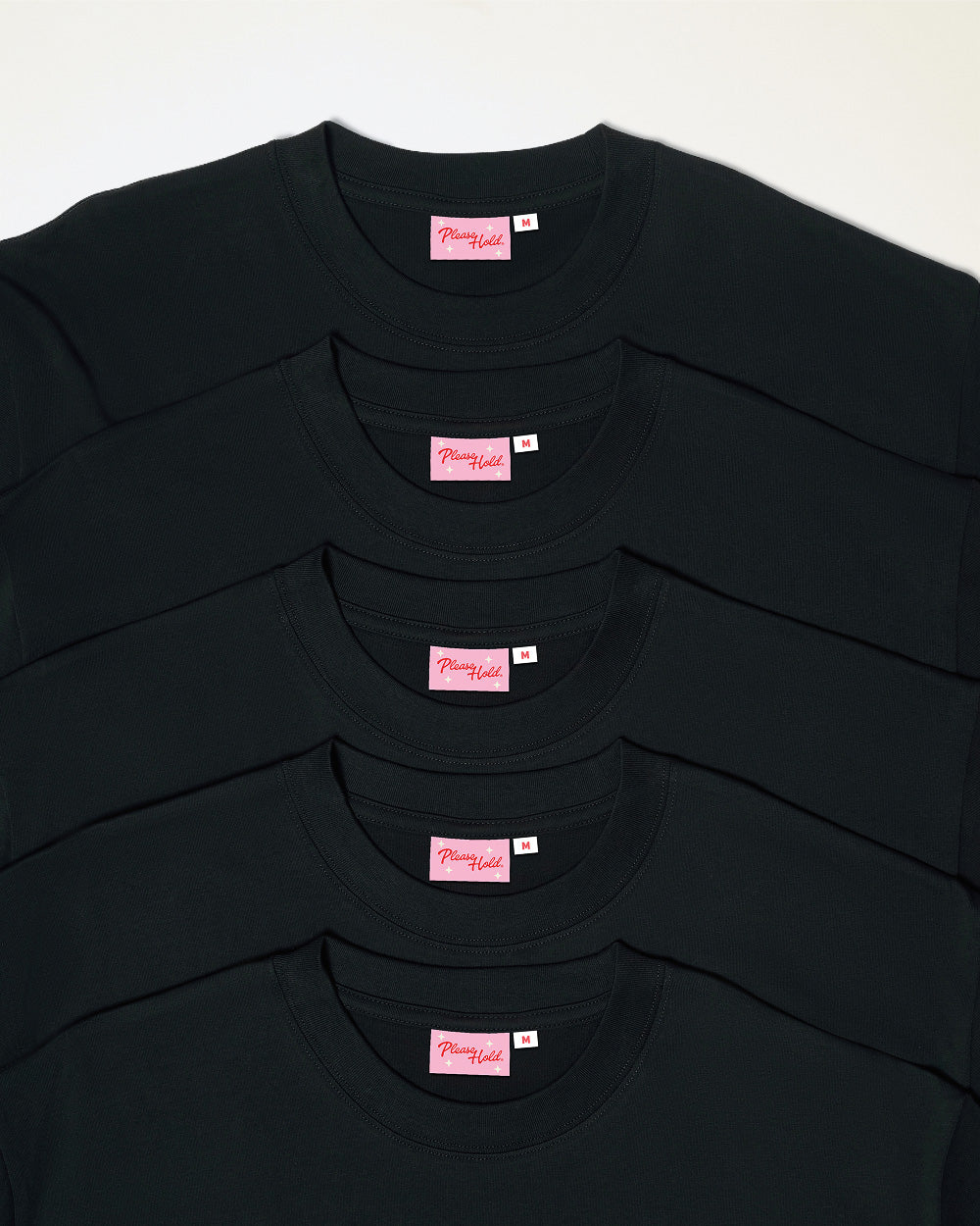 Boxy Tee 5-Pack: Black