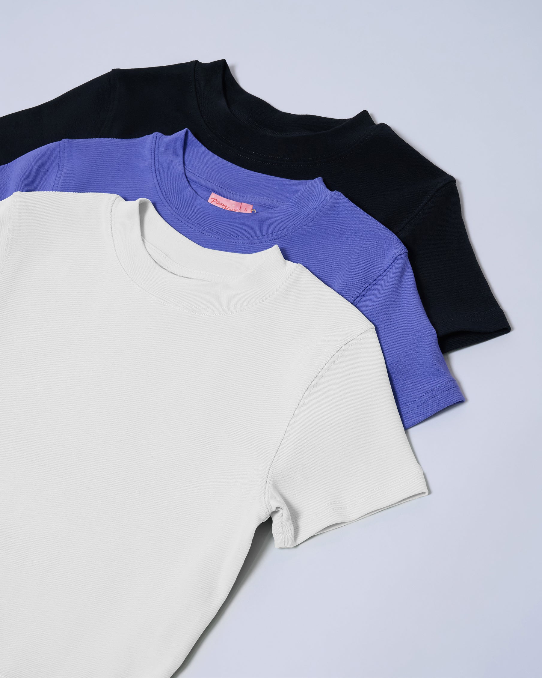 Baby Tee 3-Pack: Natural, Dusk, Black