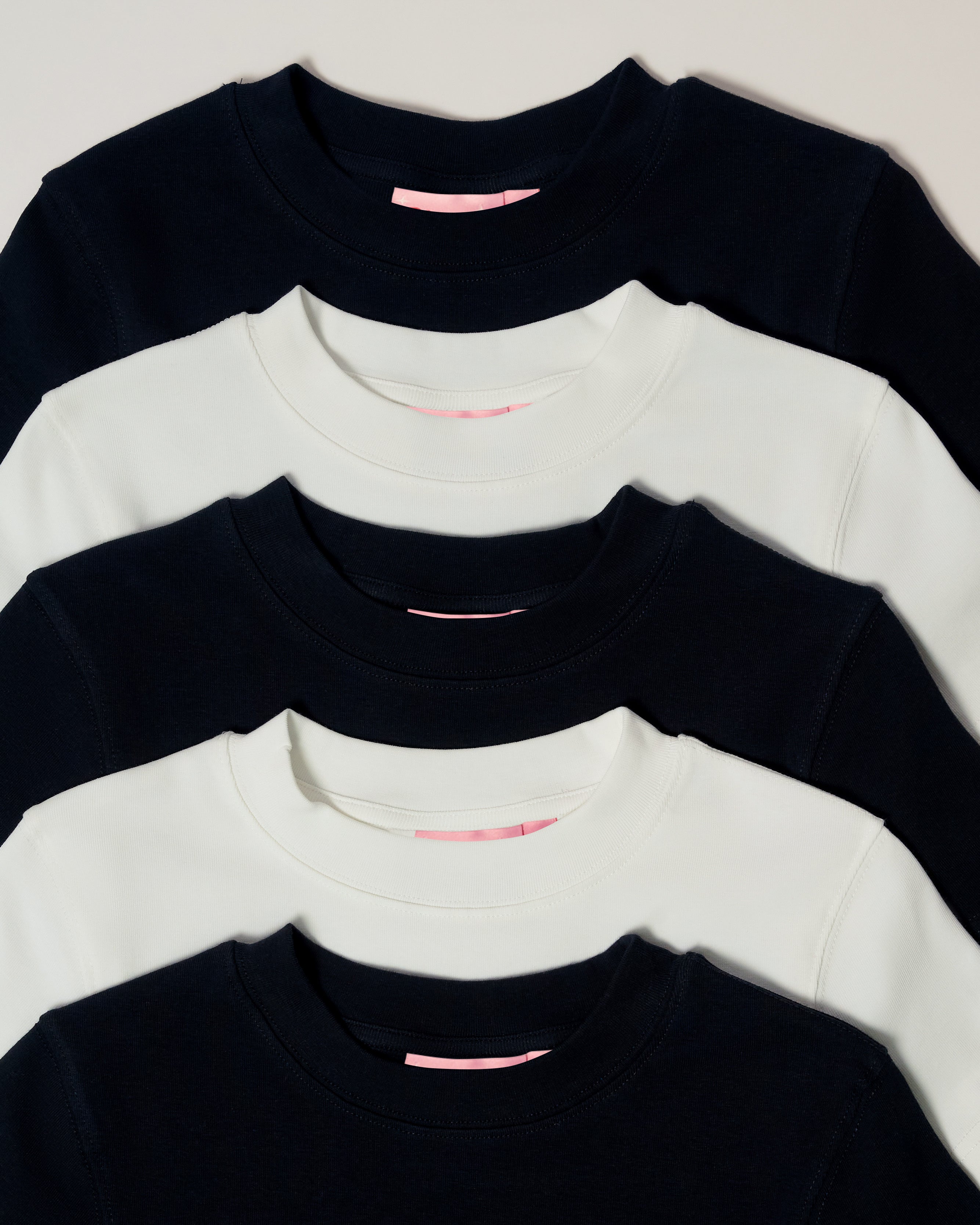 Baby Tee 5-Pack: Black, Natural