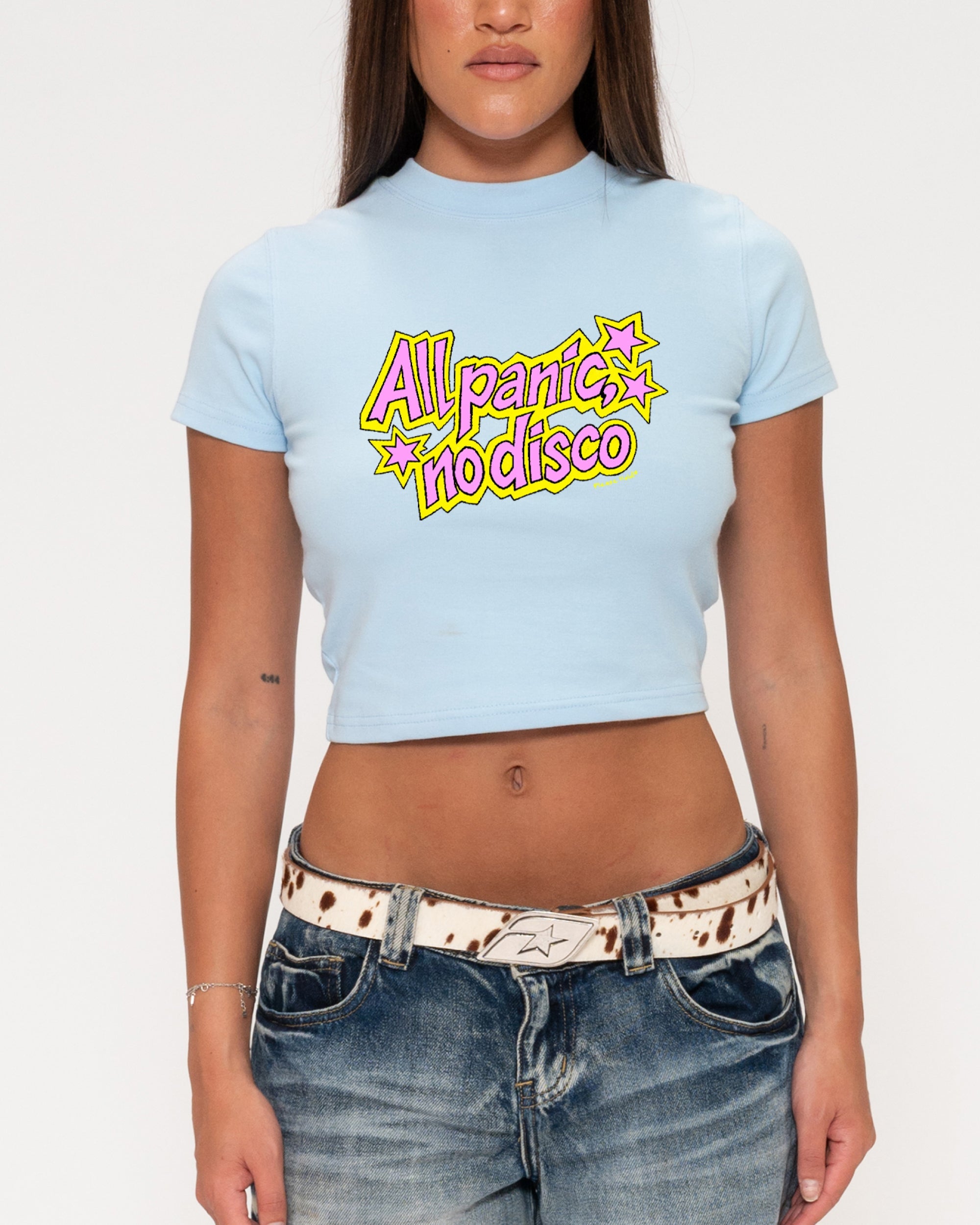 All Panic, No Disco Baby Tee