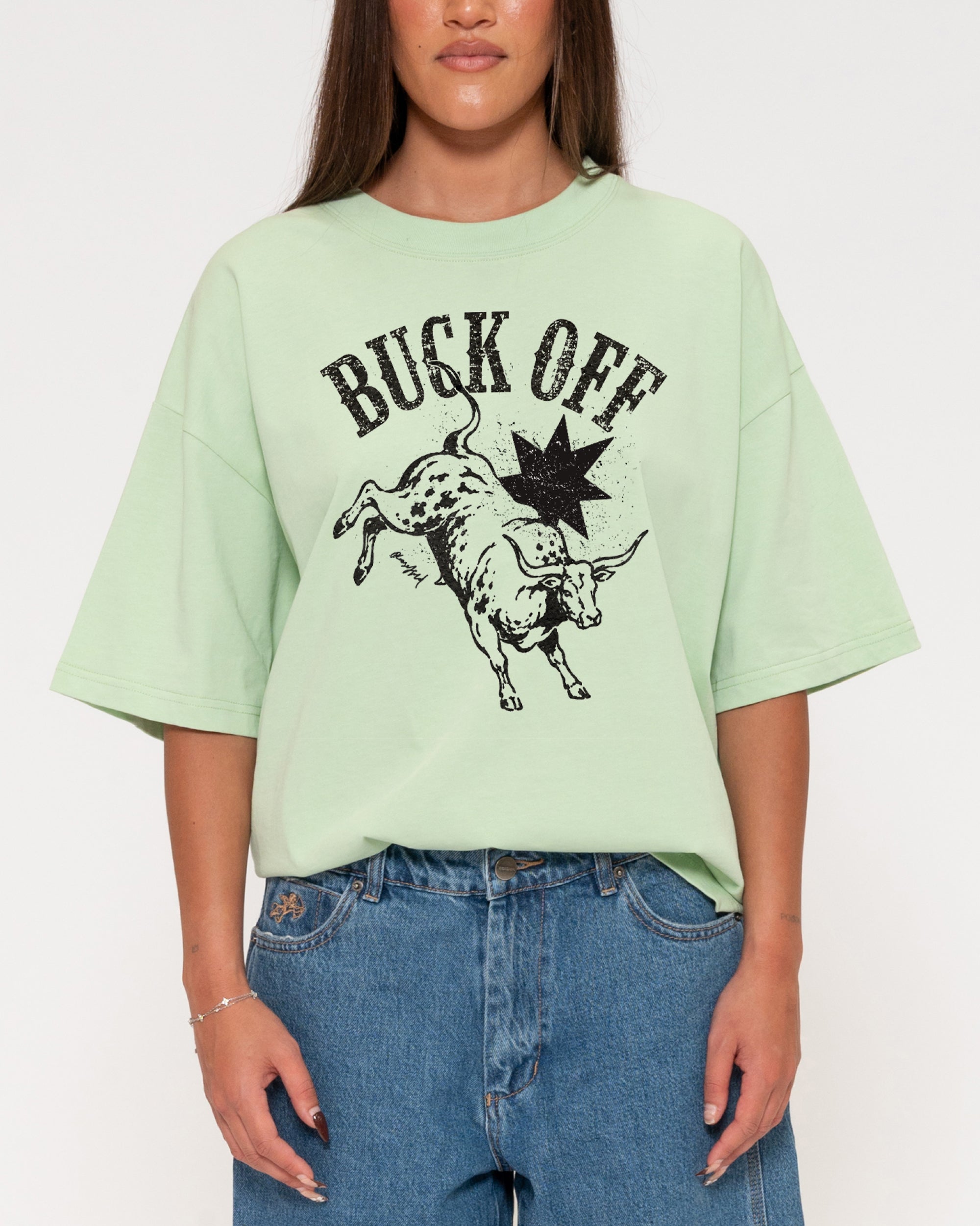 Buck Off Boxy Tee