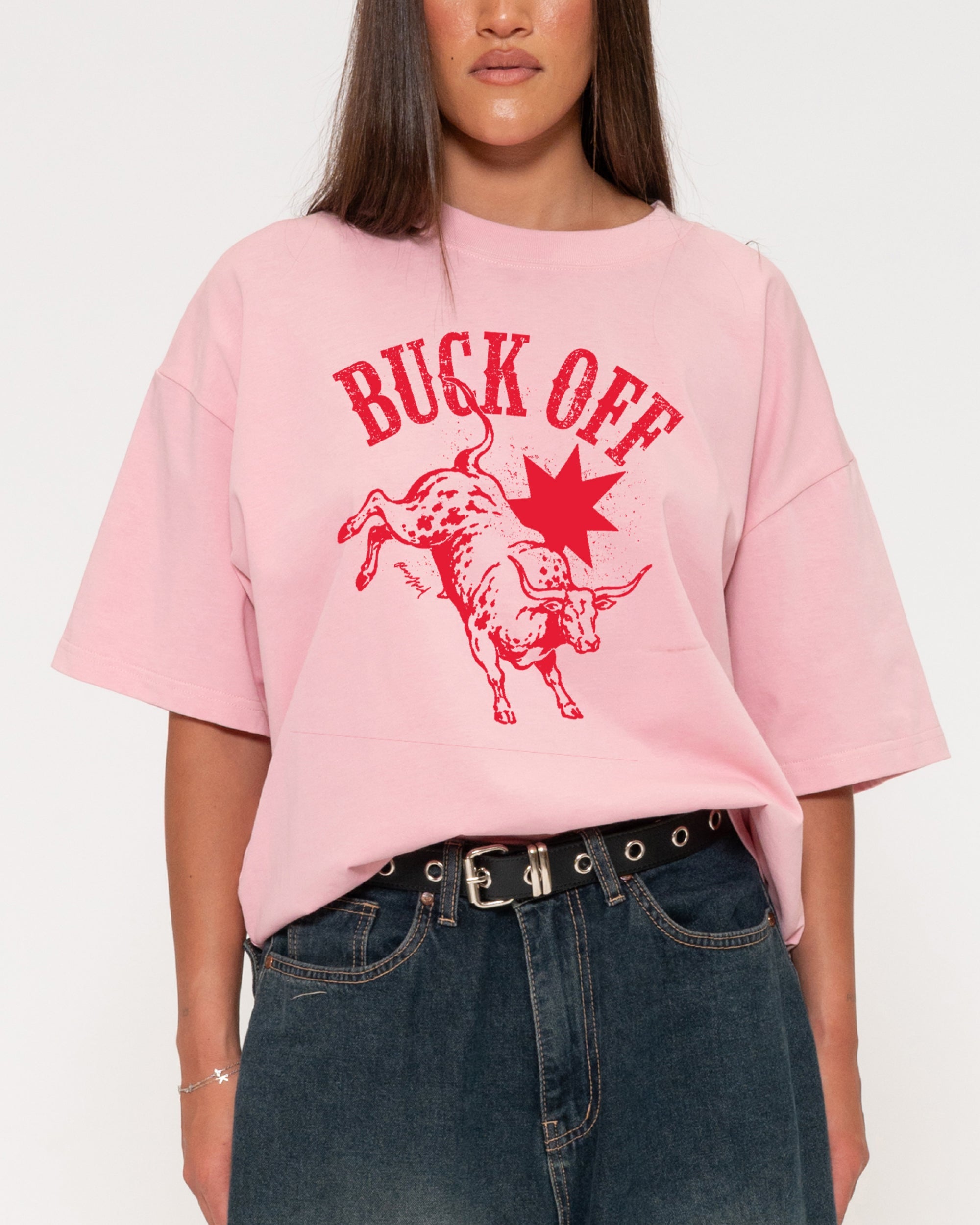 Buck Off Boxy Tee