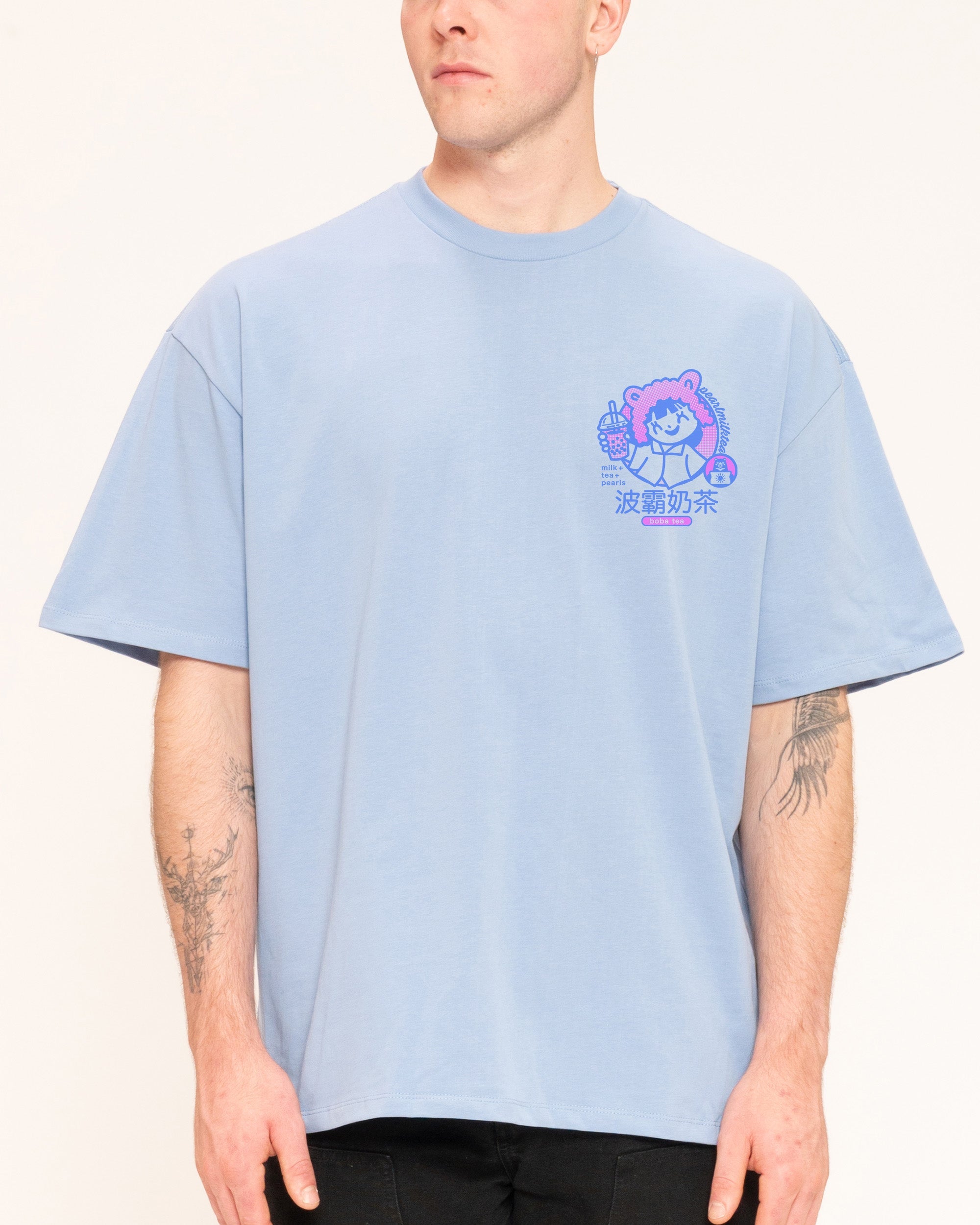Boba Tea Oversized Tee