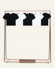 Baby Tee 5-Pack: Black, Natural