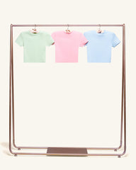 Baby Tee 3-Pack: Pale Blue, Pink, Pistachio