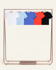 Baby Tee 5-Pack: Black, Red, Dusk, Pale Blue, Natural