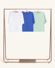 Boxy Tee 3-Pack: Dusk, Pistachio, White