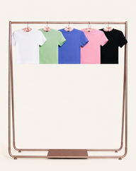 Baby Tee 5-Pack: Black, Dusk, Pistachio, Pink, Natural