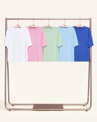 Boxy Tee 5-Pack: Dusk, Pale Blue, Pistachio, Pink, White
