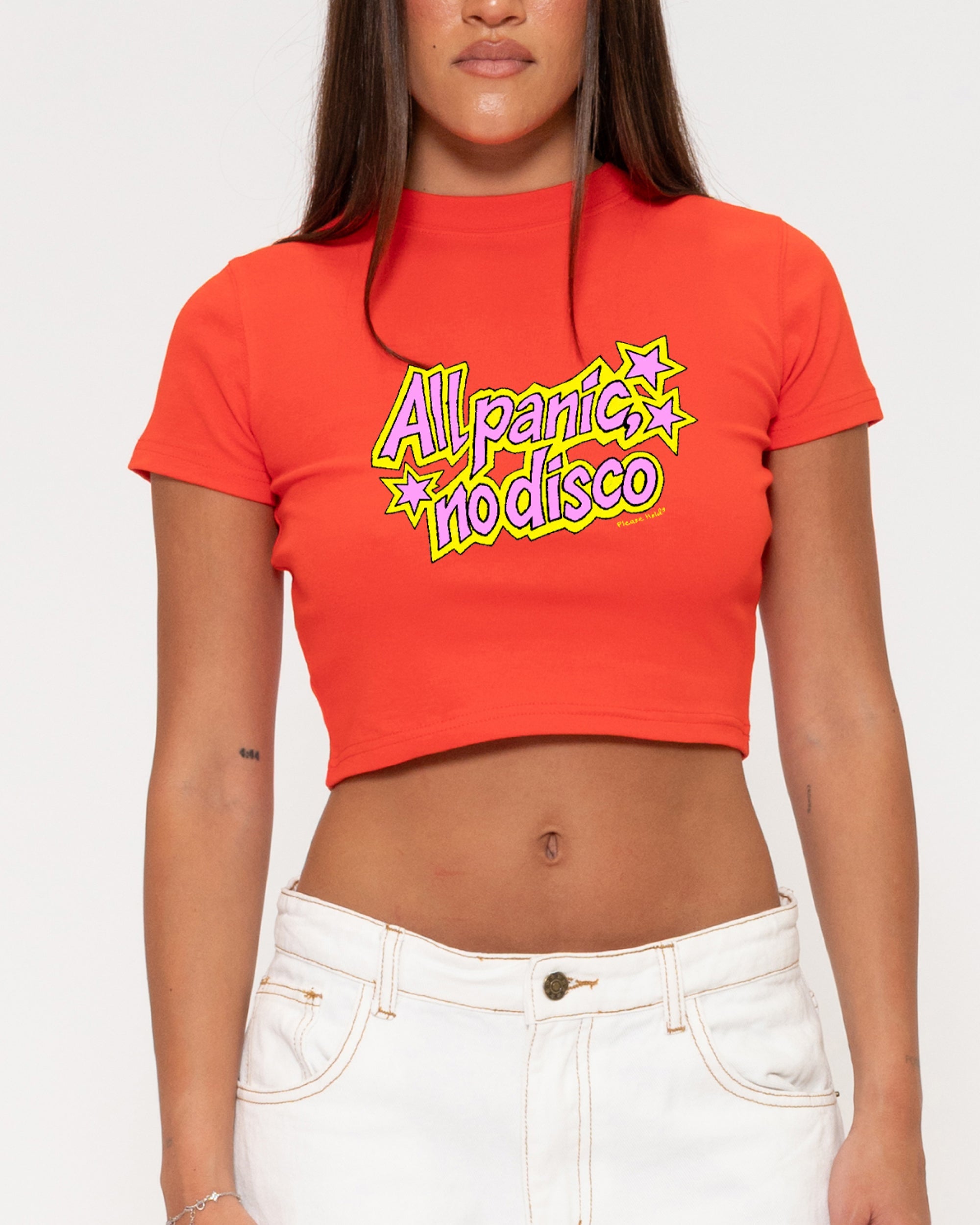 All Panic, No Disco Baby Tee