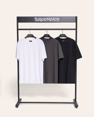 Classic Tee 3-Pack: Black, Charcoal, White